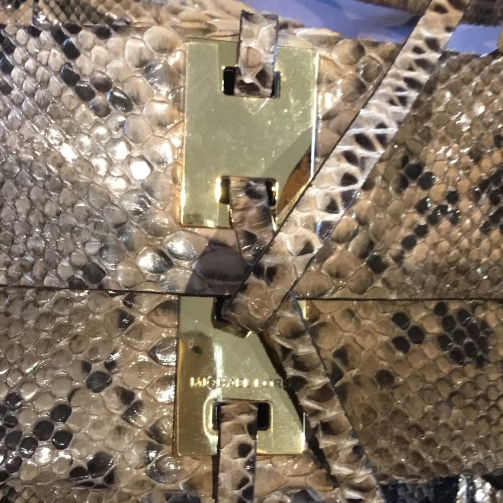 Michael Kors Collection Miranda Python Tote - Picture 6 of 7